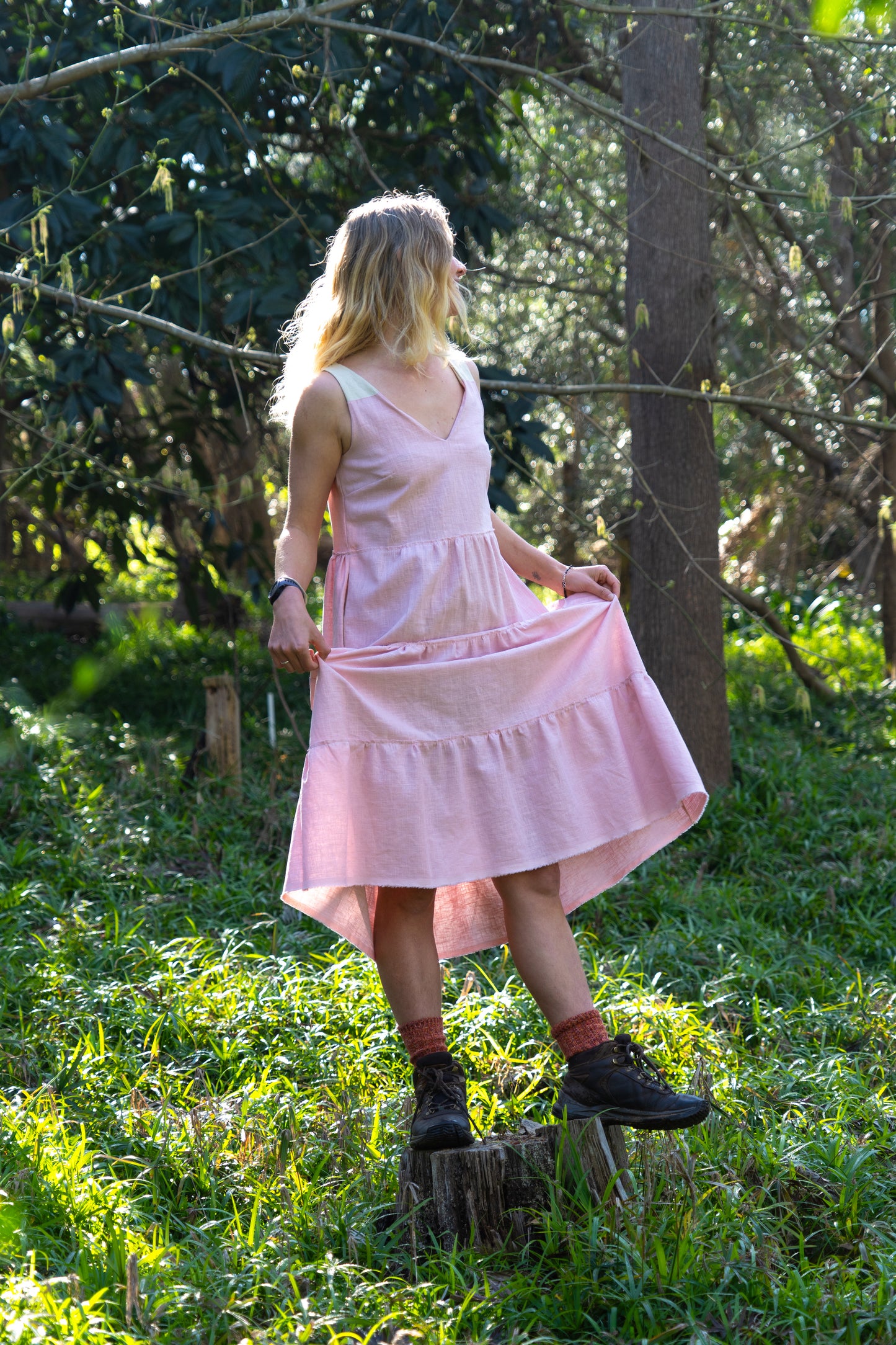 Pink Rose Dress