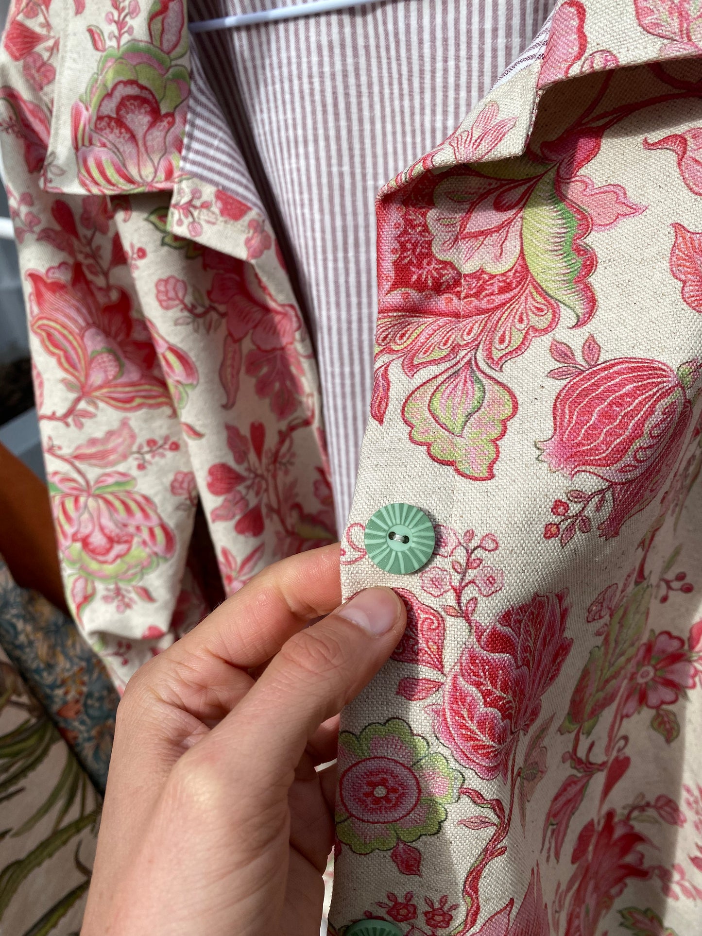 Sage Jacket - Pink Floral [L]