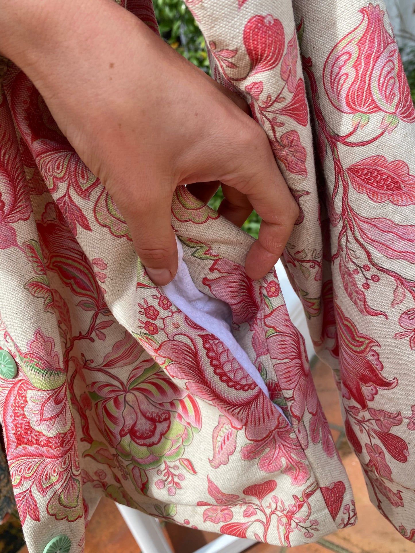 Sage Jacket - Pink Floral [L]